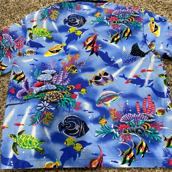 Vintage CT Hawaii Fashion kids button down size 6 - Picture 6 of 8